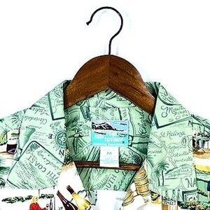 Vintage‎ Reyn Spooner California Wine Hawaiian Shirt Men's Medium Button Up